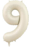  9 szám bézs fólia lufi - partywebshop