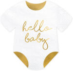  Hello Baby forma szalvéta 20 db - partywebshop