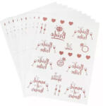  Lánybúcsú tetoválás rosegold