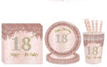  Rosegold 18. szülinapi szett 16 főre