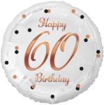  Fehér-rosegold 60-as fólia lufi