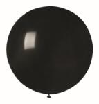  Latex nagy gömb pasztel fekete lufi - partywebshop