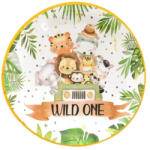  Dzsungel-safari tányér 10 db - partywebshop