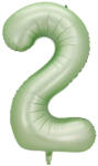  2 szám pisztácia zöld lufi
