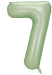  7 szám pisztácia zöld lufi