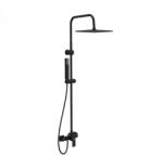  MINOTTI QUADRA fekete zuhanycsaptelep felszálló zuhannyal, fejzuhany 250x250 (MUT-045B-1113CB)