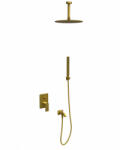  Beépített mennyezeti zuhanyrendszer 7, kerek, COPEN NOOK, csiszolt arany (C-01-120BTG)