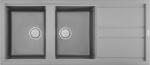 Elleci Best 500 - 2 medencés gránit mosogató csepegtetővel