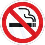  Dohányozni tilos piktogram matrica : Tábla-matrica mérete - 200 x 200 mm, Tábla-matrica típusa - matrica