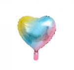  Fólia lufi 45cm szivárvány szív