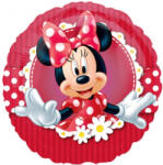  Disnep 17in fóliás lufi, Minnie mouse pöttyös 43 cm