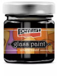 Pentart ecsetes üvegfesték 30ml fekete