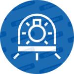  Használjon lámpát árnyékolással ellátott lámpatestben piktogram matrica M070 : Tábla-matrica mérete - 100 x 100 mm, Tábla-matrica típusa - matrica