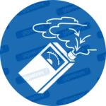  Gázérzékelő használata kötelező piktogram matrica ISO 7010 M048 : Tábla-matrica mérete - 100 x 100 mm, Tábla-matrica típusa - matrica