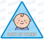  Baby on board fius matrica : Tábla-matrica mérete - 150 x 150 mm, Tábla-matrica típusa - matrica