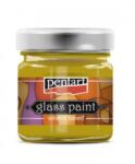 Pentart ecsetes üvegfesték 30ml sárga