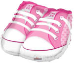  Fólia lufi 45cm babacipő rózsaszín