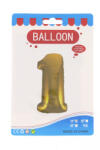  Fóliás lufi szám Ante 16 inch arany - 1