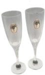  Valenti & Co. pezsgős pohár 2db díszített