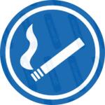  Dohányzásra kijelölt hely piktogram matrica : Tábla-matrica mérete - 150 x 150 mm, Tábla-matrica típusa - matrica