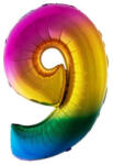 Fundrag fóliás lufi 40in, szivárványos-9