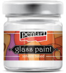 Pentart ecsetes üvegfesték 30ml fehér