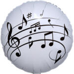  Lufi fóliás 17inch 43cm hangjegyek