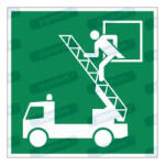  Mentési ablak piktogram matrica E017 : Tábla-matrica mérete - 200 x 200 mm, Tábla-matrica típusa - matrica