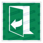  Ajtó jobbról húzásra nyílik piktogram matrica E058 : Tábla-matrica mérete - 200 x 200 mm, Tábla-matrica típusa - matrica