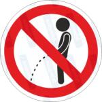  Vizelni tilos piktogram matrica : Tábla-matrica mérete - 200 x 200 mm, Tábla-matrica típusa - matrica