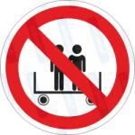  Kocsin utazni tilos piktogram matrica : Tábla-matrica mérete - 50 x 50 mm (4db), Tábla-matrica típusa - matrica