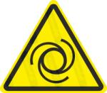  Automatikus - Távvezérelt eszköz veszélye piktogram matrica ISO 7010 W018 : Tábla-matrica mérete - 200 x 175 mm, Tábla-matrica típusa - matrica