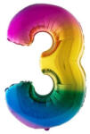 Fundrag fóliás lufi 40in, szivárványos-3