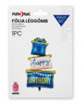  Fólia lufi 124 cm Hapy Birthday 3 rész