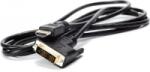 Spacer Cablu video Spacer HDMI Male - DVI-D Male, 1.8m, negru (SPCHDMI-DVI6)