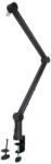 Pulse Pulse Boom-Arm suport de microfon negru cu montura pe birou MBA001 (10715)