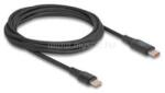 Delock USB 2.0 gyorstöltő kábel USB Type-C apa - apa PD 3.1 140 W tápjelzővel, 1, 20 m (DL88136) (DL88136)