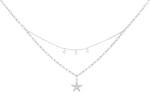 Preciosa Colier dublu din argint cu zirconiu cubic Glow 5366 00