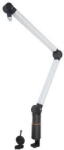 Pulse Pulse Boom-Arm suport de microfon argint cu montura pe birou MBA002 (10716)