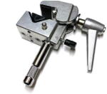 VISICO Clema heavy-duty tip menghina cu spigot 5/8 detasabil M11-034S M11-007S, Argintiu (10098)