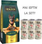 Hektor BALANCED Adult 15 kg + Wild Farm Pate Pork 6x400 g