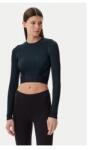 Reebok Női sportblúz, Reebok, LS Crop 118570, fekete, 72% nejlon, 28% elasztán, XL INTL (0000305041371_XL)