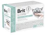Brit VD Cat Urinary & Stress Relief Turkey Pouch filets in Gravy pulykával 12x85g