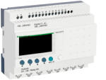 Schneider Electric Zelio Logic - SR2A201FU - programozható relé, kompakt, LCD kijelző, 12 DI, 8 DO relés, 230 VAC (SR2A201FU)