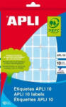 APLI 25x40 mm kézzel írható etikett, kerekített sarkú, sárga 128 darab (LCA2754) (LCA2754) - aqua