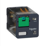 Schneider Electric Harmony Electromechanical Relays - RUMC22BD - RUM univerzális relé, hengeres, 2CO, 10A, 24VDC, tesztgomb, LED (RUMC22BD)