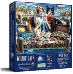 SunsOut 1000 db-os puzzle - Wharf Cats (71821) (71821)