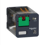Schneider Electric Harmony Electromechanical Relays - RUMC22P7 - RUM univerzális relé, hengeres, 2CO, 10A, 230VAC, tesztgomb, LED (RUMC22P7)