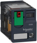 Schneider Electric Harmony Electromechanical Relays - RXM4GB2F7 - RXM miniatűr relé, 4CO, 3A, 110VDC, tesztgomb, LED, alacsony szintű (RXM4GB2F7)