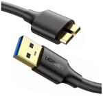 UGREEN adatkábel, usb - micro-b usb 3.0, 200cm, fekete, kompatibilis: Samsung Galaxy Tab Pro 12.2, SM-T905, / Galaxy Note Pro 12.2 LTE, SM-P905, / Galaxy Note Pro 12.2, SM-P900